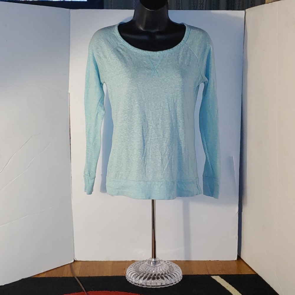 SO Blue The Perfect Tee Long Sleeve Shirt